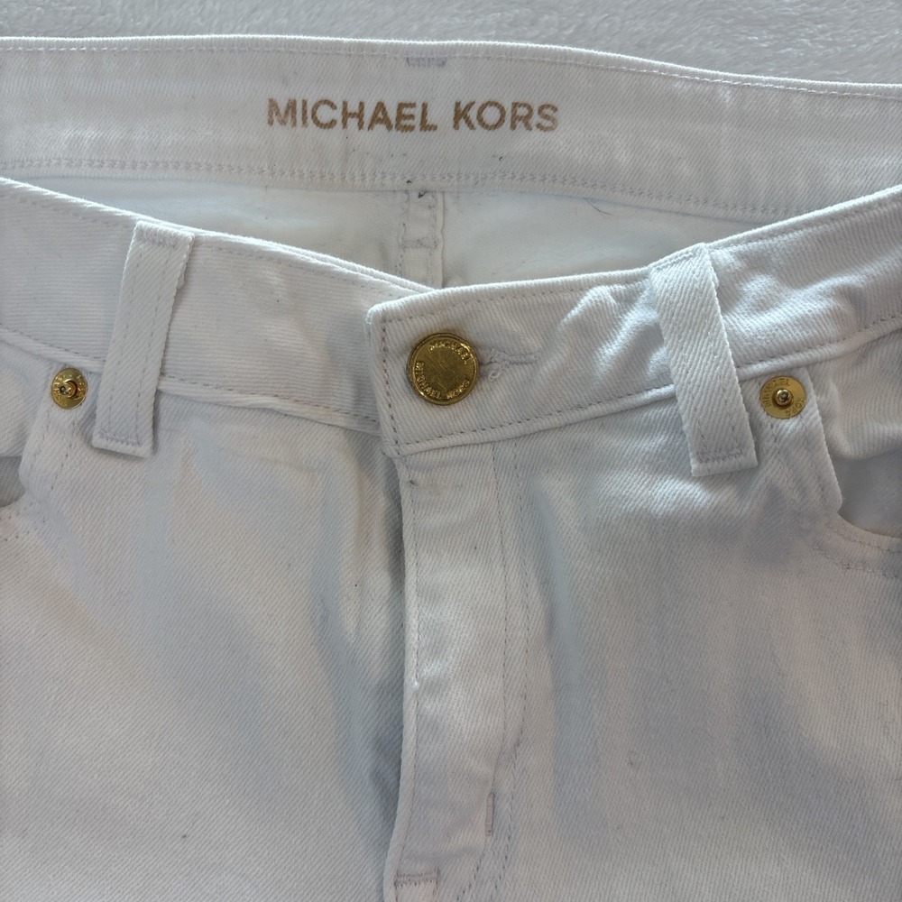 Michael Kors Collection White Ladies Jeans